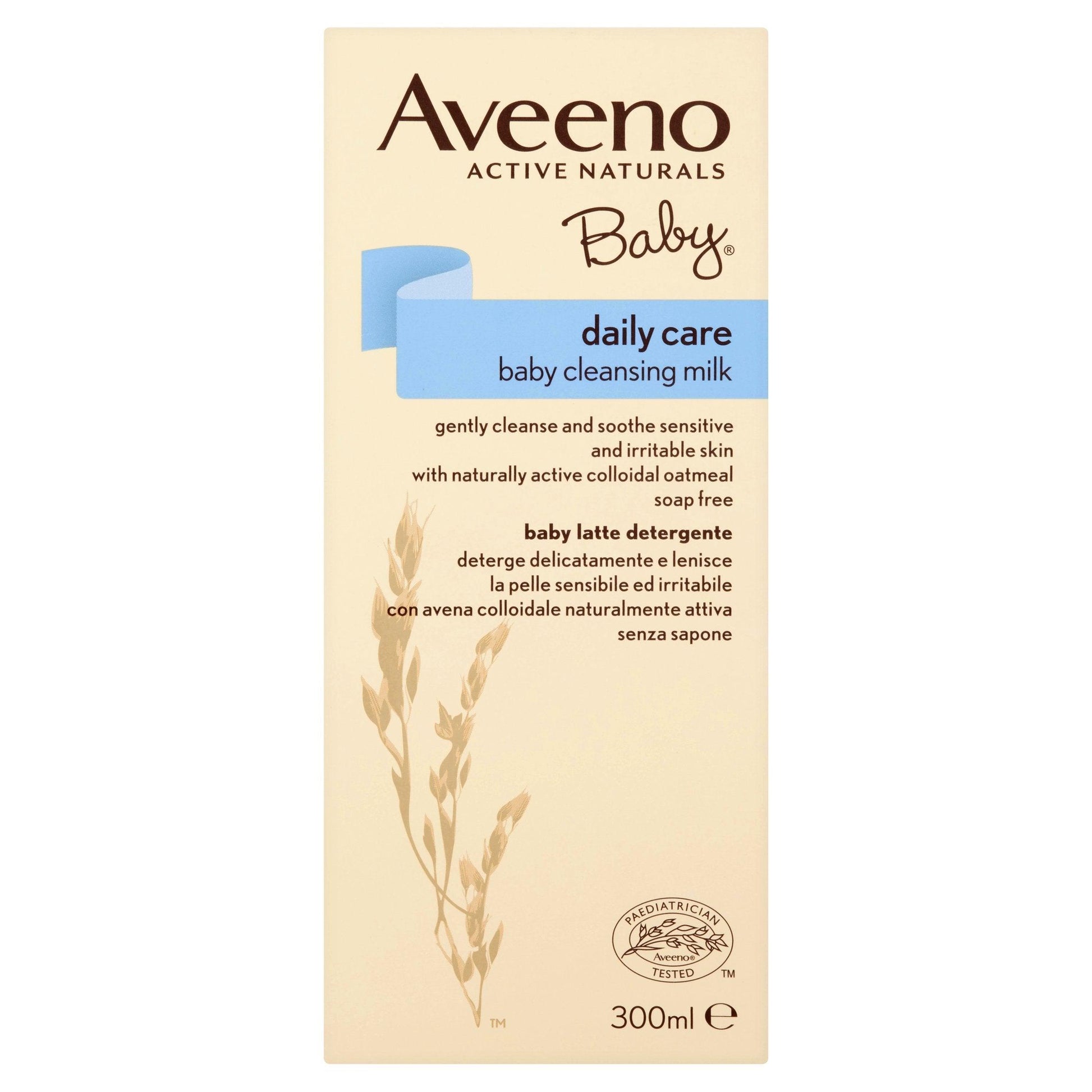 aveeno baby daily care cleansing milk outview
