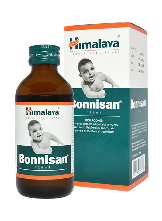 Himalaya Bonnisan Syrup 120ml Liquid For Bonny Healthy Babies | Improves Appetite | Promotes Weight Gain - Brivane