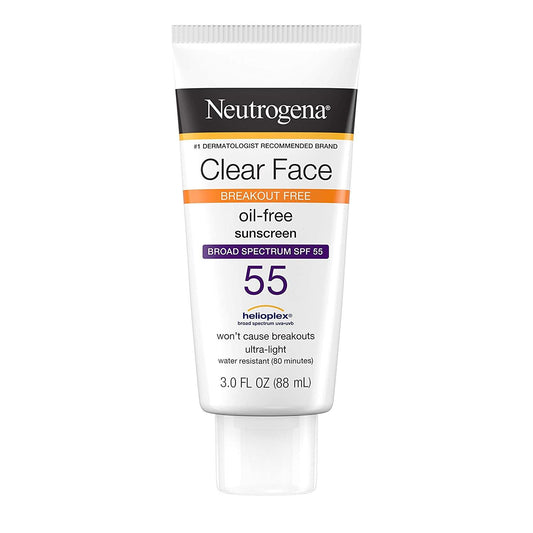 Neutrogena Clear Face Oil Free Sunscreen