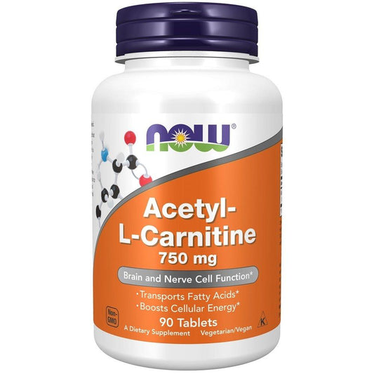 Now Acetyl-L-Carnitine 750mg Tablet