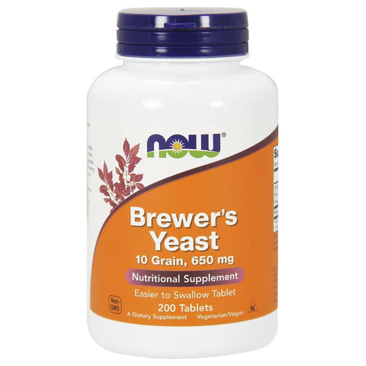 Now Foods Brewer's Yeast 650 mg 200 Tabs