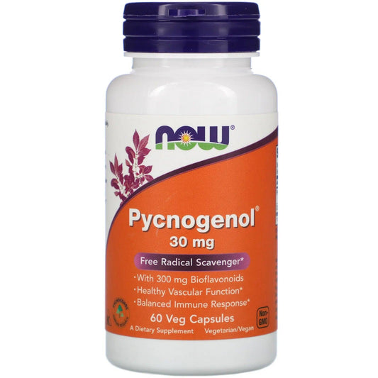 Now Pycnogenol 30mg Veg Capsules