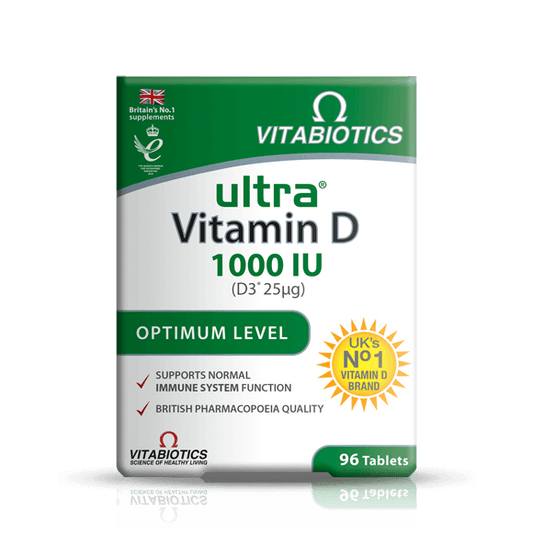 vitabiotics ultra vitamin d 1000iu optimum level 96 tablets